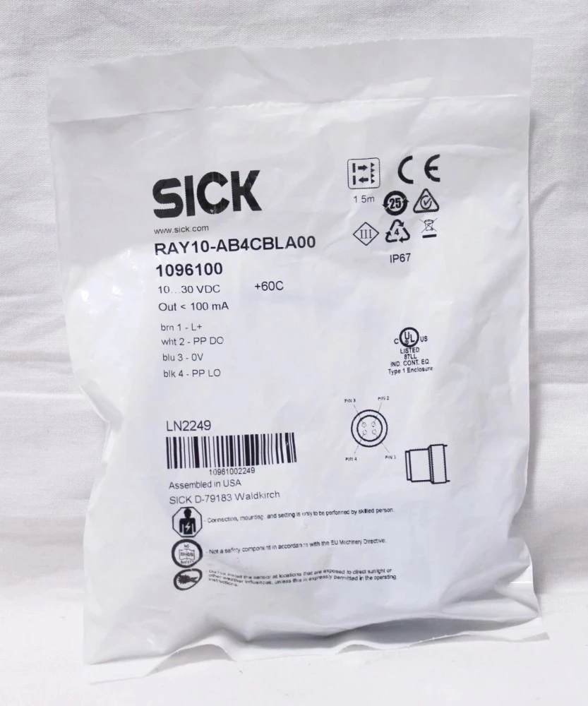 SICK RAY10-AB4CBLA00 1096100 Photoelectric Sensor