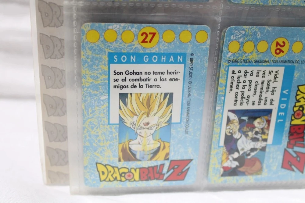 Complete collection of 120 cards with album Dragon Ball Z cards Bird Studio Shueisha Toei Series 1 - Spain 1995