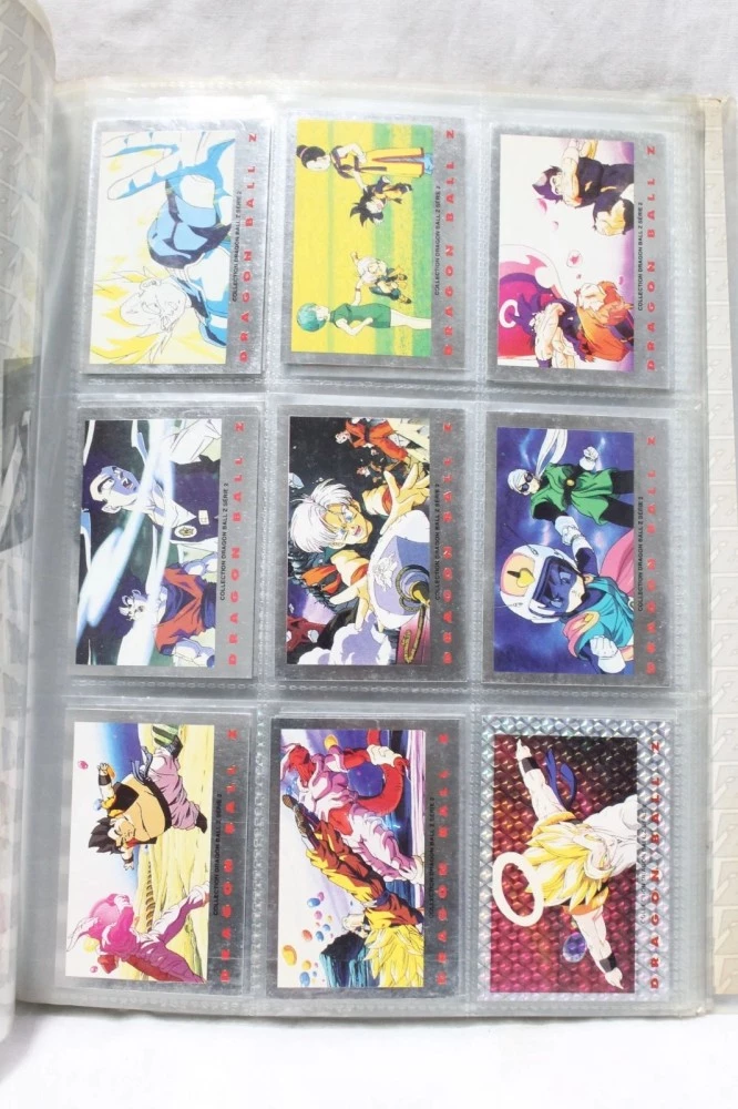 Complete collection of 105 cards with album Dragon Ball Z cards Bird Studio Shueisha Toei Serie 2 - Spain 1996