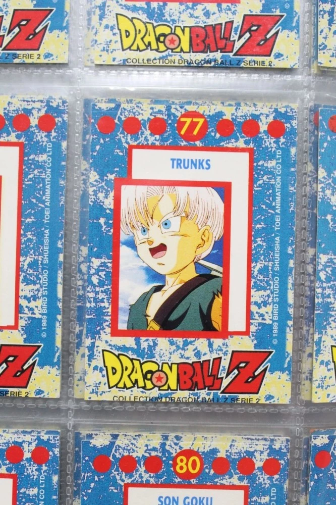Complete collection of 105 cards with album Dragon Ball Z cards Bird Studio Shueisha Toei Serie 2 - Spain 1996