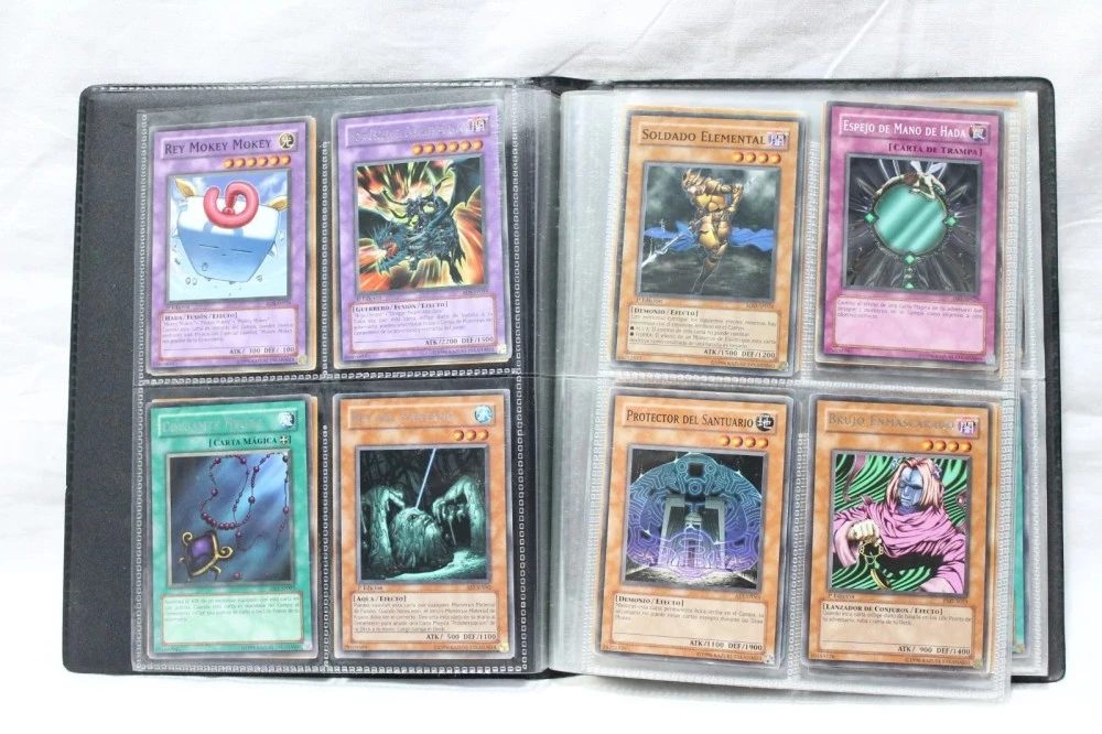 Collection lot 120 cards Yu-Gi-Oh! 1996 1st edition - Spanish - album
