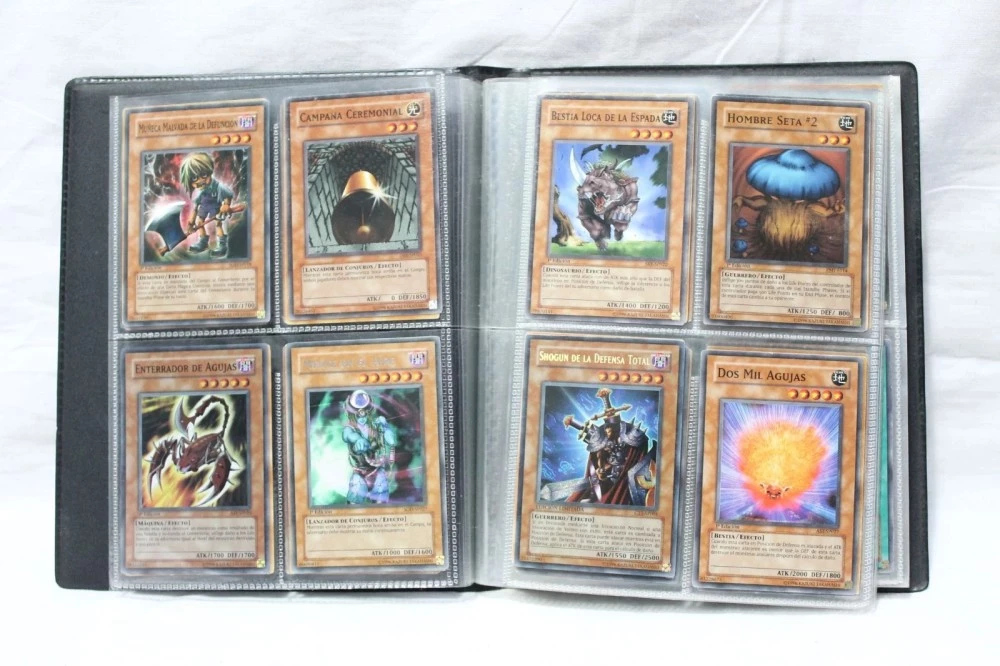Collection lot 120 cards Yu-Gi-Oh! 1996 1st edition - Spanish - album