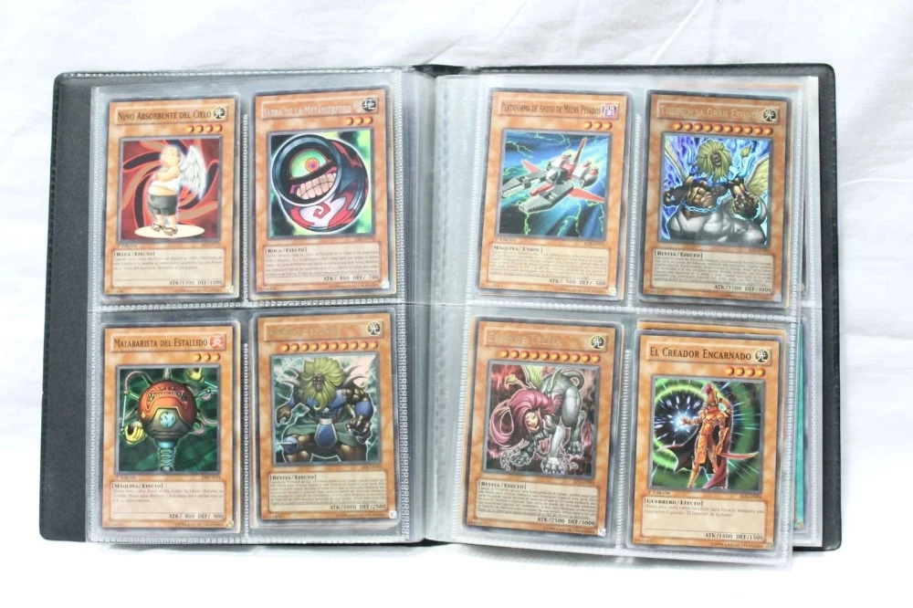Collection lot 120 cards Yu-Gi-Oh! 1996 1st edition - Spanish - album