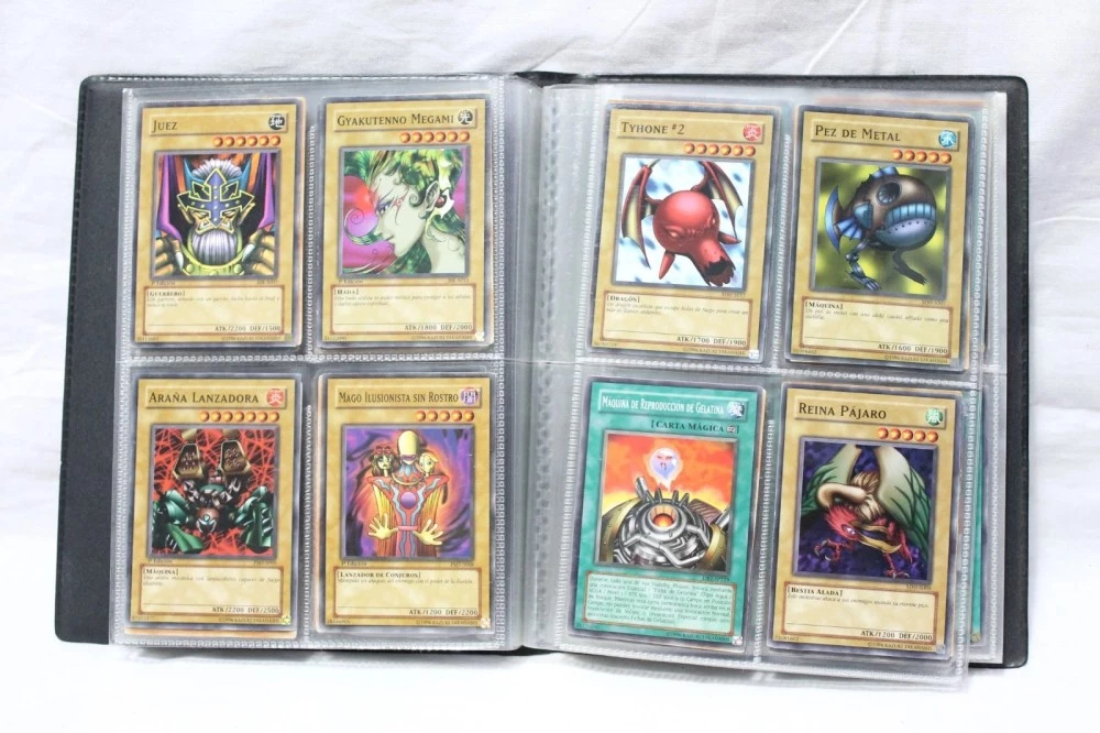 Collection lot 120 cards Yu-Gi-Oh! 1996 1st edition - Spanish - album