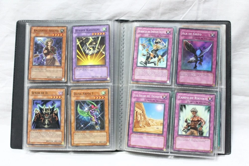 Collection lot 120 cards Yu-Gi-Oh! 1996 1st edition - Spanish - album