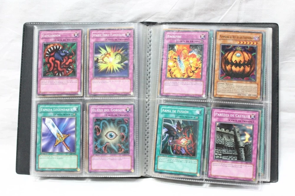 Collection lot 120 cards Yu-Gi-Oh! 1996 1st edition - Spanish - album
