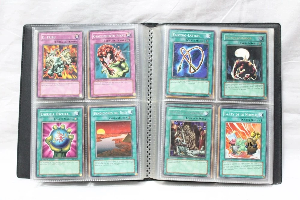 Collection lot 120 cards Yu-Gi-Oh! 1996 1st edition - Spanish - album
