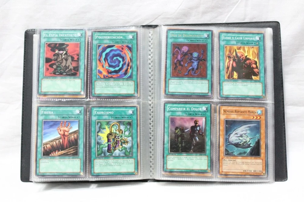 Collection lot 120 cards Yu-Gi-Oh! 1996 1st edition - Spanish - album