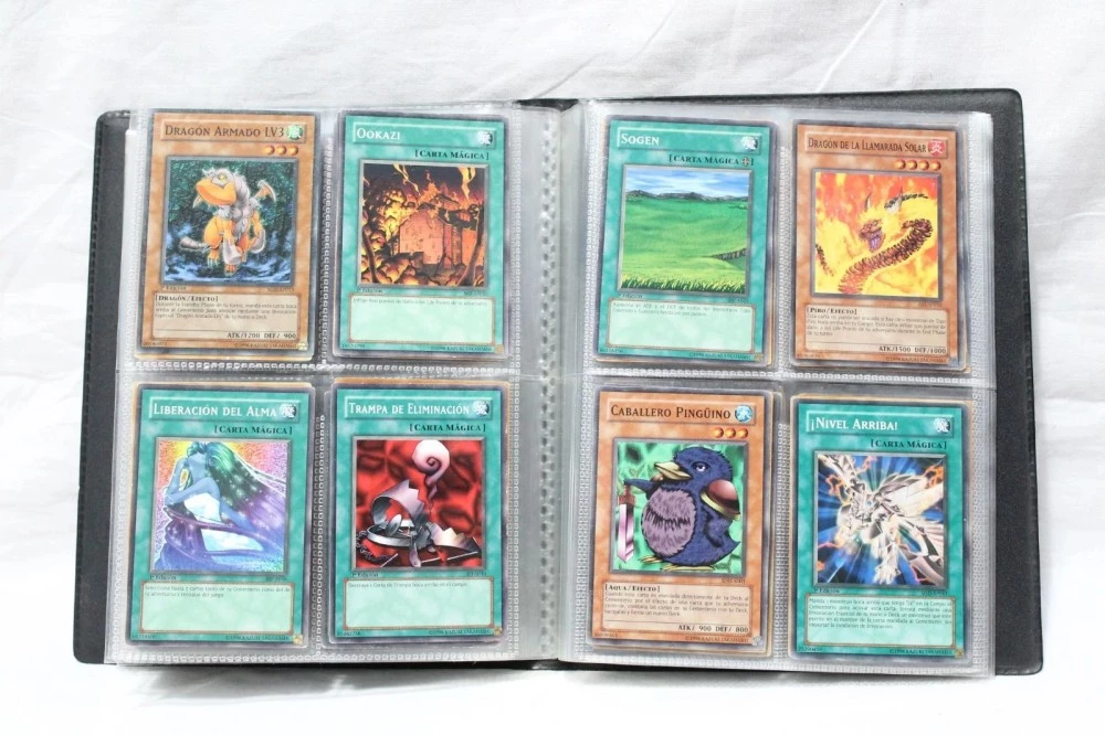 Collection lot 120 cards Yu-Gi-Oh! 1996 1st edition - Spanish - album