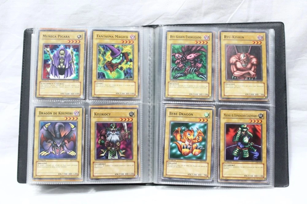 Collection lot 120 cards Yu-Gi-Oh! 1996 1st edition - Spanish - album