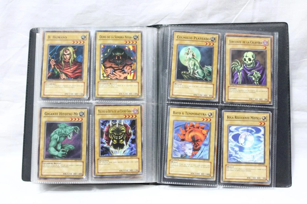 Collection lot 120 cards Yu-Gi-Oh! 1996 1st edition - Spanish - album
