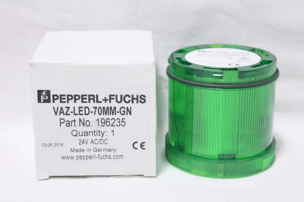 Pepperl+Fuchs 196235 VAZ-LED-70MM-GN Green Stack Light Optical Indicator LED
