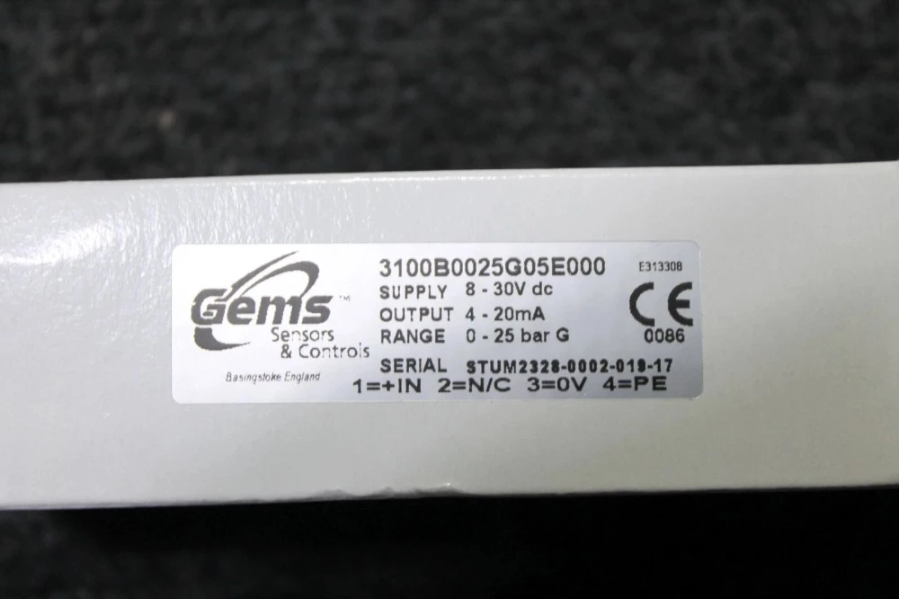 Gems 3100B0025G05E000 pressure sensor