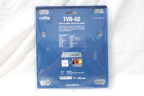 Catline TVB-02 TV signal amplifier on network cable
