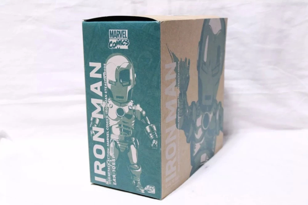 Figurine Iron Man EAA-105SP EGG Attack Action Marvel Comics Iron Man Stealth Mode Beast Kingdom