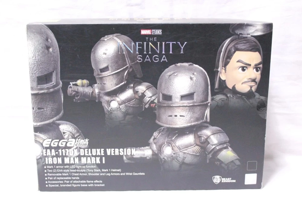 Figurine Iron Man EAA-117DX EGG Attack Action Marvel Deluxe version Mark-1 Beast Kingdom