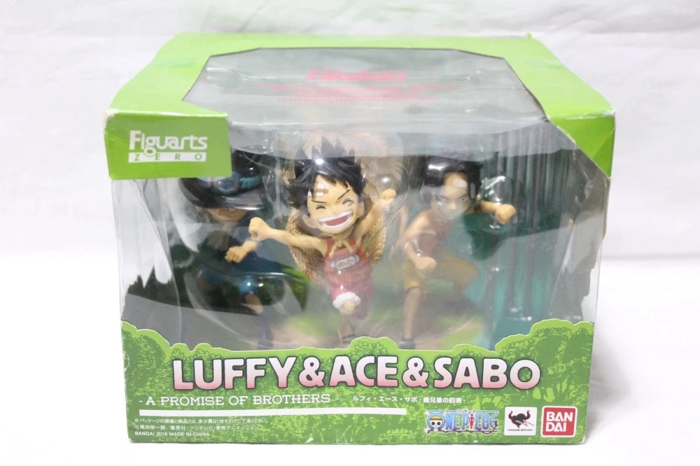 Figurine BANDAI Figuarts One Piece ZERO Luffy & Ace & Sabo A Promise Of Brothers