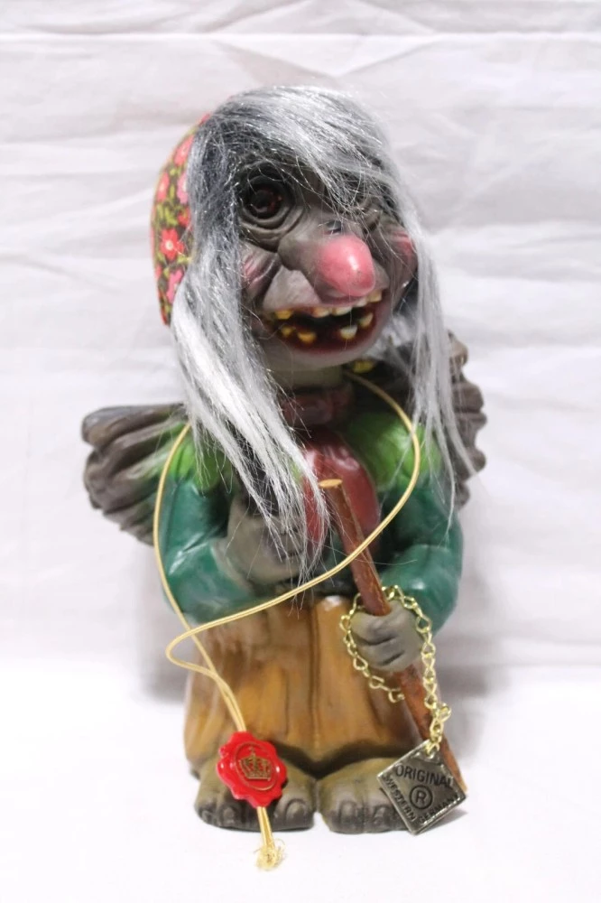 Old Figurine Wurzelsepp Voodoo Joe Bobblehead Figure vintage West Germany