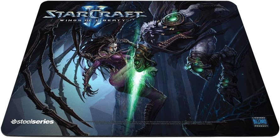 Playmat Mousepad Mouse pad Steelseries QcK StarCraft Wings Of Liberty Kerrigan vs. Zeratul 32x27 cm