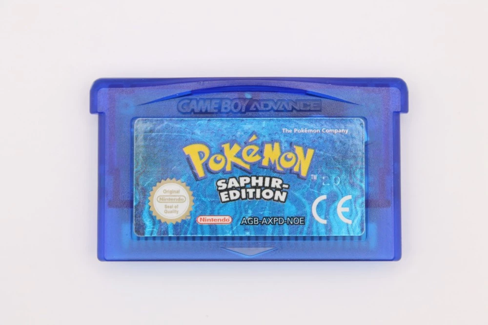 Nintendo Gameboy Advance GBA - Pokemon Saphire Edition Saphir Edition AGB-AXPD-NOE - german