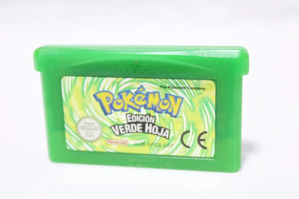 Nintendo Gameboy Advance GBA - Pokemon Green Leaf Edition AGB-BPGS-ESP - spanish