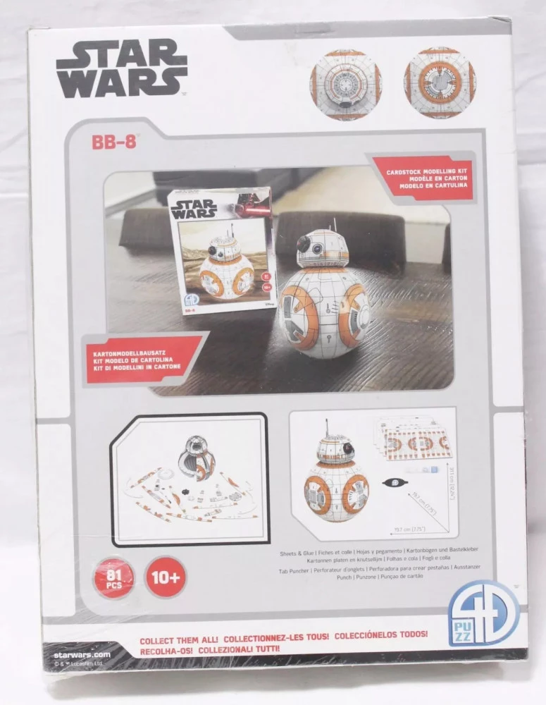 Star Wars BB-8 3D puzzle game - 81 pieces - sealed