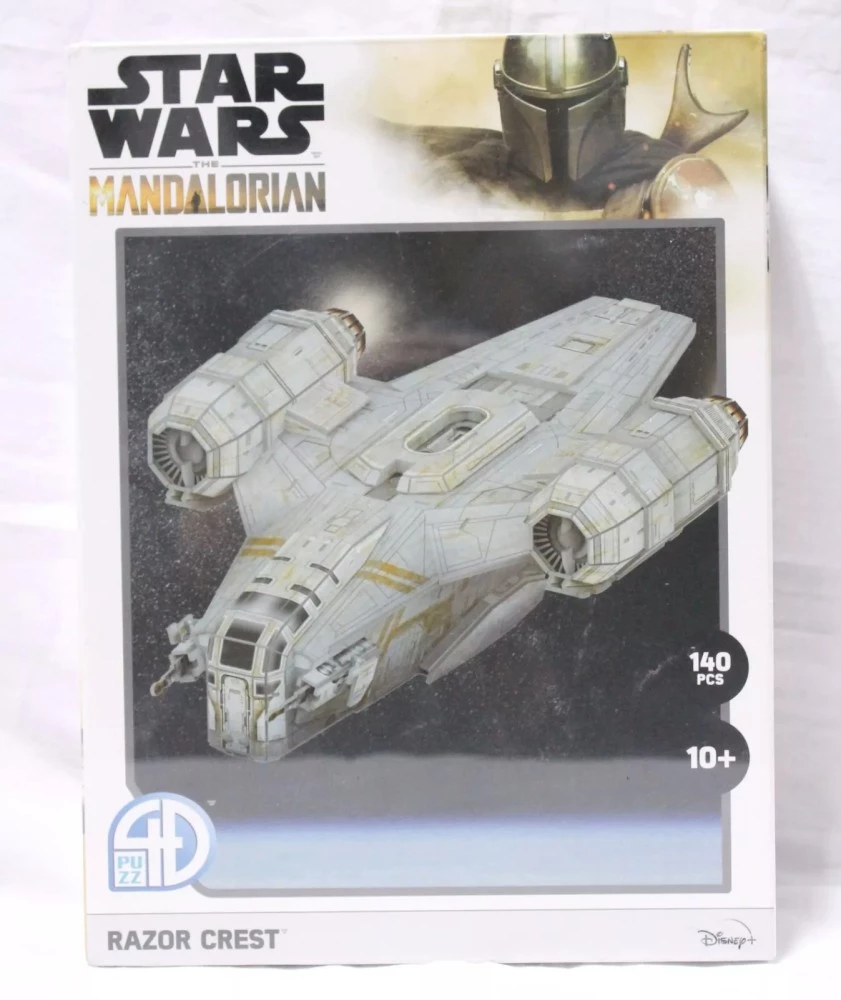 Star Wars The Mandalorian Razor Crest 3D Model Jigsaw Puzzle Kit 140 Pcs 4D - 140 pieces - sealed