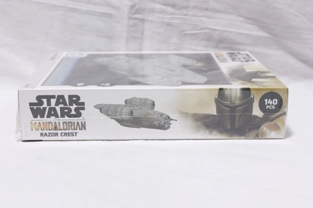 Star Wars The Mandalorian Razor Crest 3D Model Jigsaw Puzzle Kit 140 Pcs 4D - 140 pieces - sealed