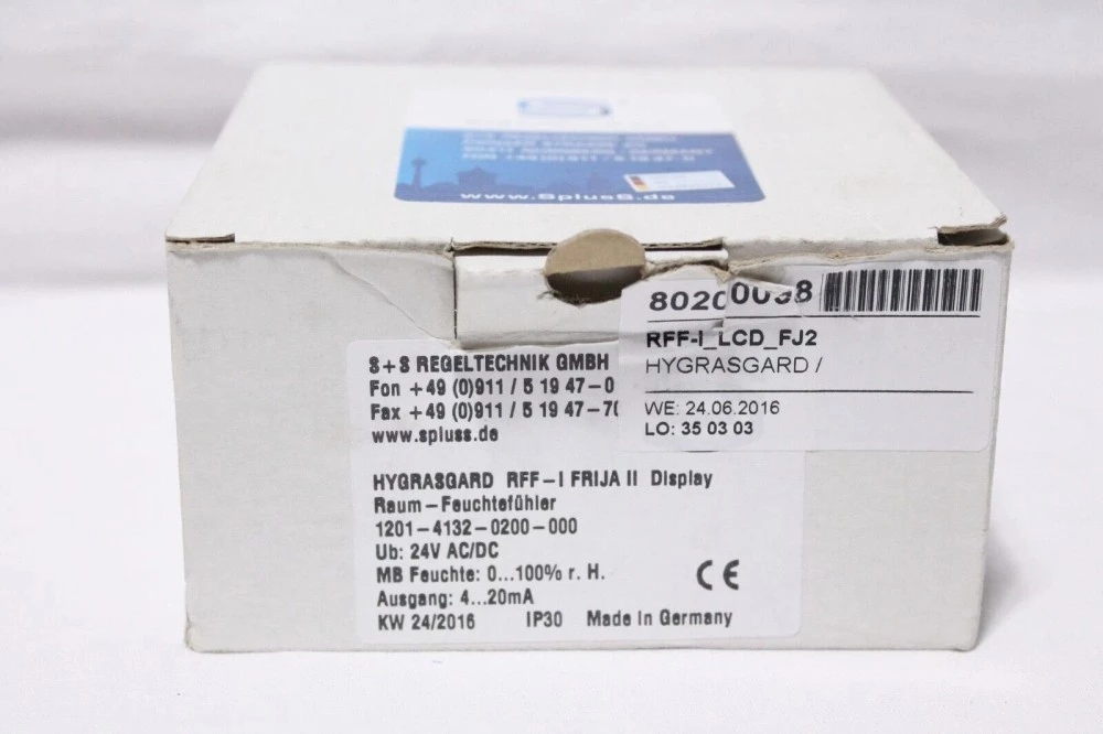 S+S REGELTECHNIK Hygrasgard RFF-I FRIJA II Display modul
