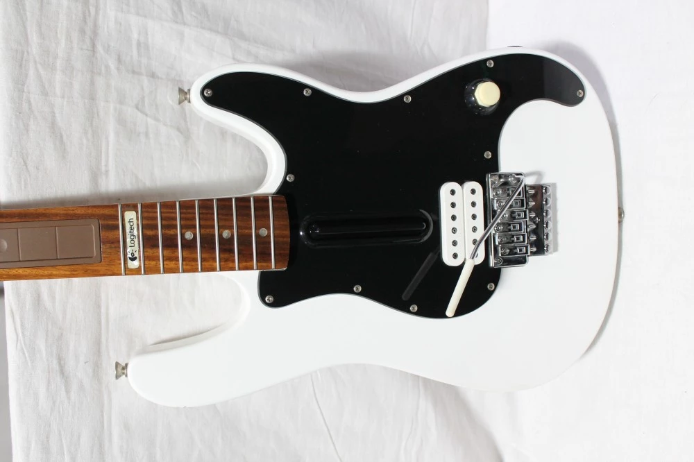 Guitar Hero Logitech wooden guitar for Nintendo Wii wireless