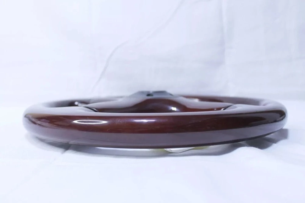 Steering wheel with wood horn TFP Mahogany wood steering wheel 330 mm GT3 collector's edition
