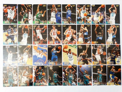 186 pcs. NBA Fleer 96 - 97 trading cards - no duplicates
