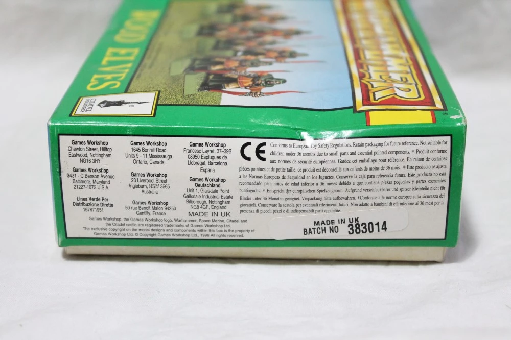 Lot of 45 figures Warhammer 1995 Games Workshop Wood Elves Citadel + box