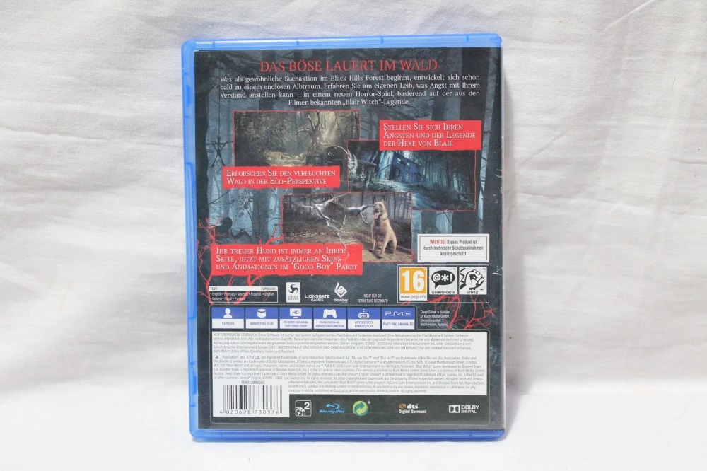 Blair Witch game for Sony Playstation 4 PS4