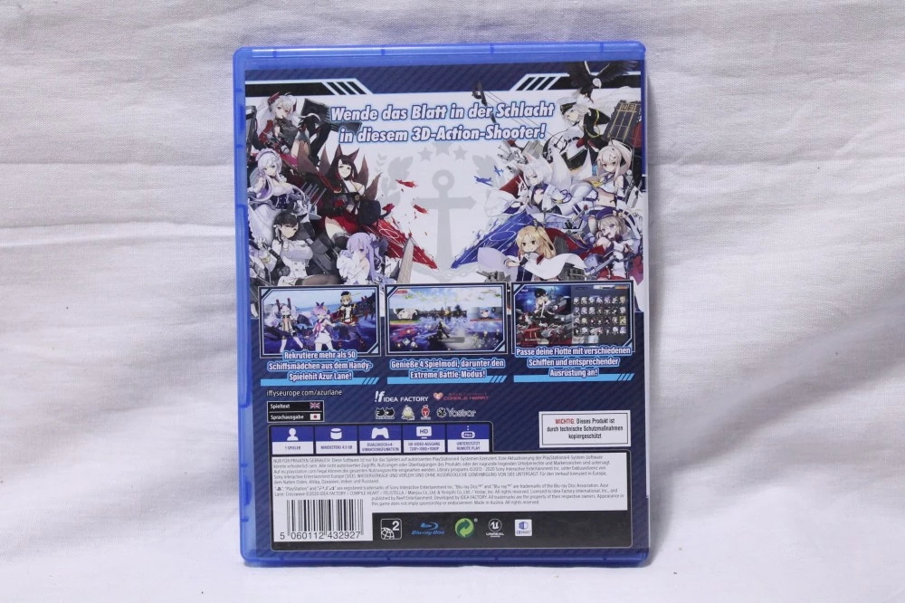 Azur Lane Crosswave game for Sony Playstation 4 PS4